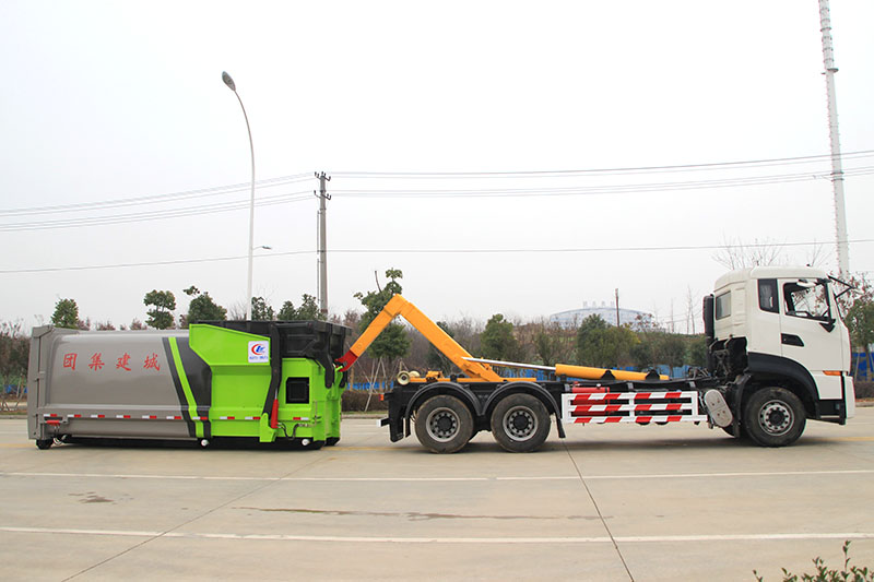 （套臂）东风天龙套臂垃圾车（20方）